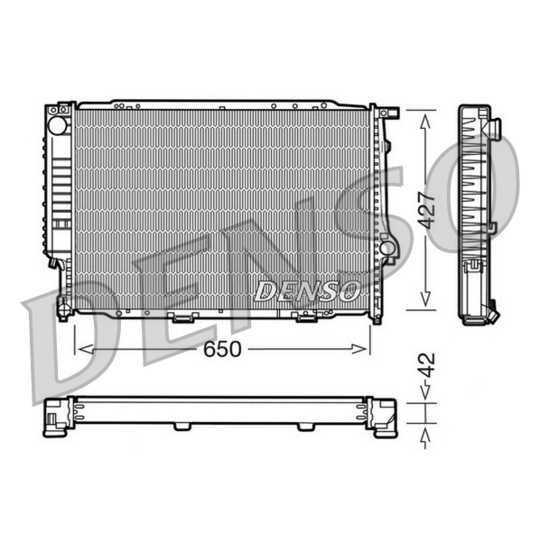 DRM05056 - Radiaator, mootorijahutus 