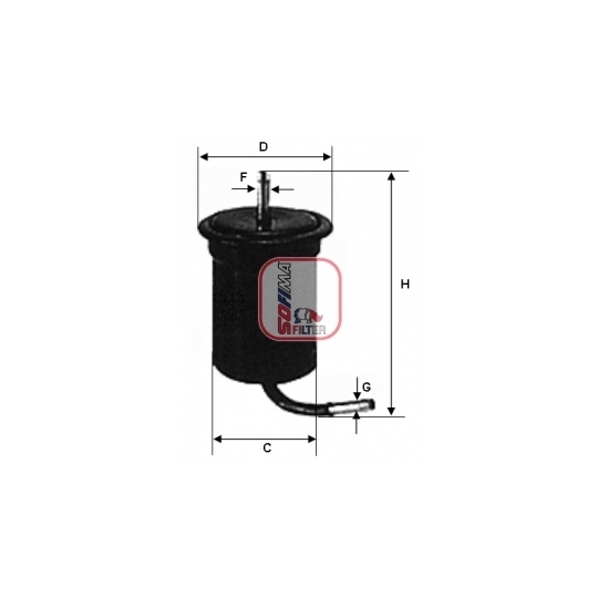 S 1696 B - Fuel filter 