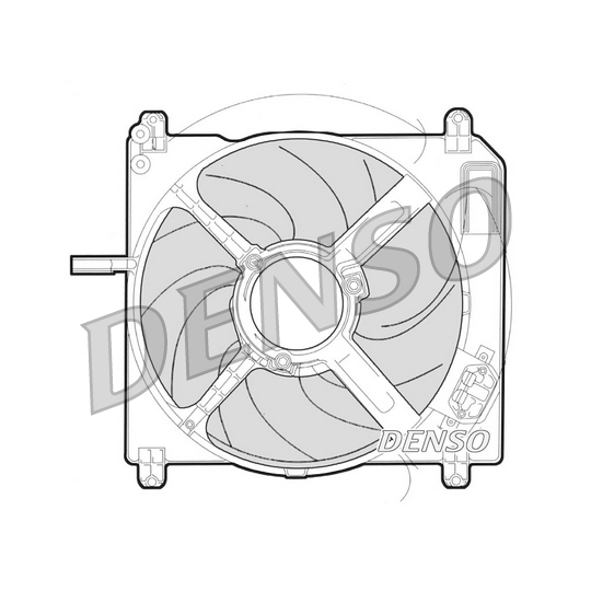 DER09009 - Ventilaator, mootorijahutus 
