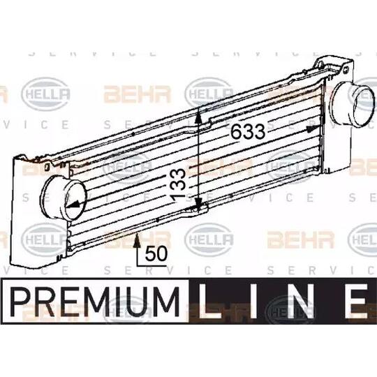 8ML 376 723-521 - Intercooler, charger 