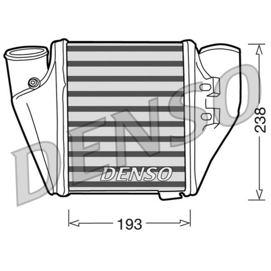 DIT02007 - Intercooler, charger 