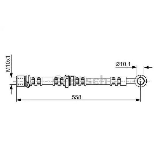 1 987 481 137 - Brake Hose 