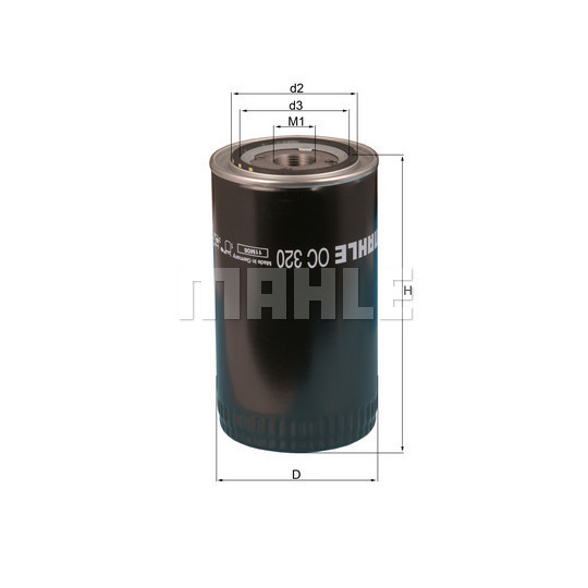 OC 320 - Oil filter 