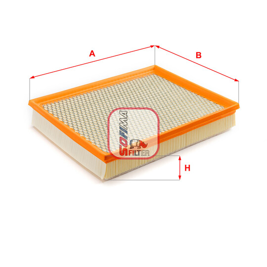 S 3406 A - Air filter 