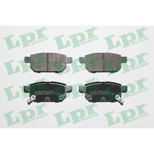 05P1571 - Brake Pad Set, disc brake 