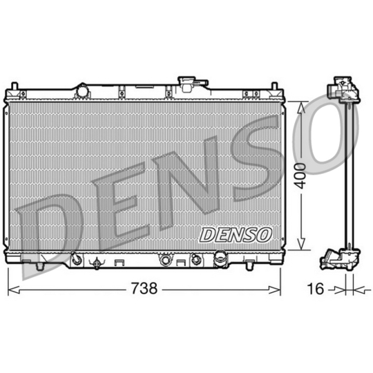 DRM40012 - Kylare, motorkylning 