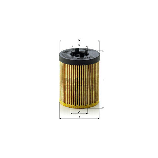 HU 611/1 x - Oil filter 