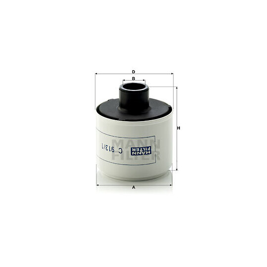 C 913/1 - Air Filter, compressor intake 