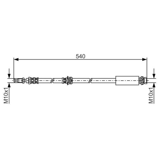 1 987 476 057 - Brake Hose 