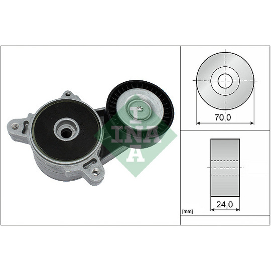 534 0361 10 - Tensioner Lever, v-ribbed belt 