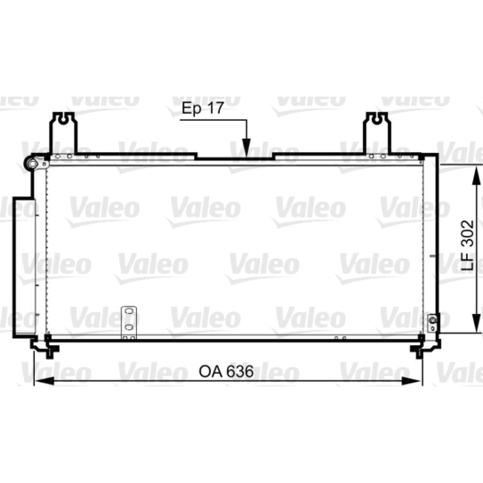 814330 - Condenser, air conditioning 