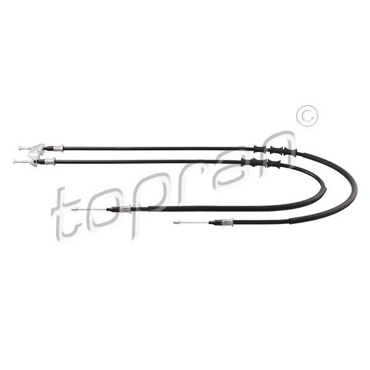 205 503 - Cable, parking brake 