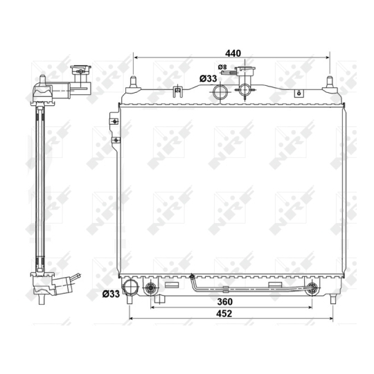 53173 - Radiator, engine cooling 