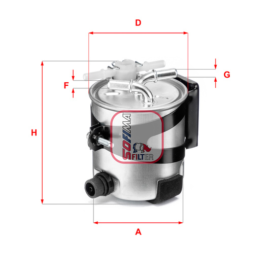 S 5418 GC - Fuel filter 
