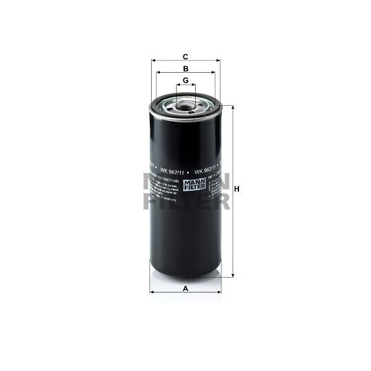 WK 962/11 - Fuel filter 