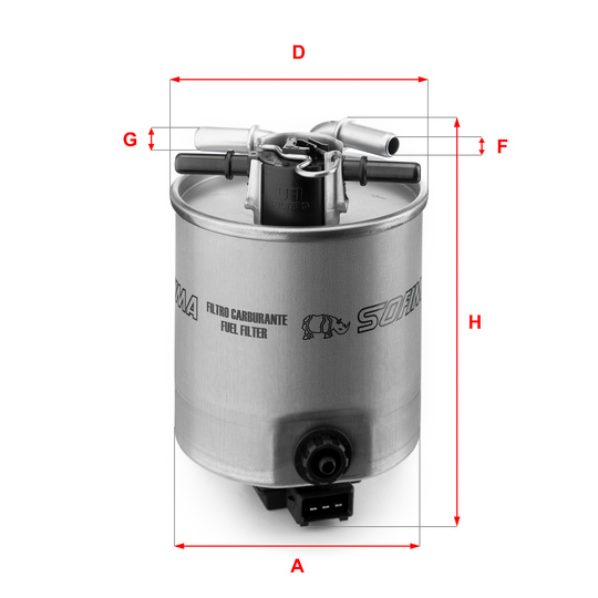 S 4025 NR - Fuel filter 