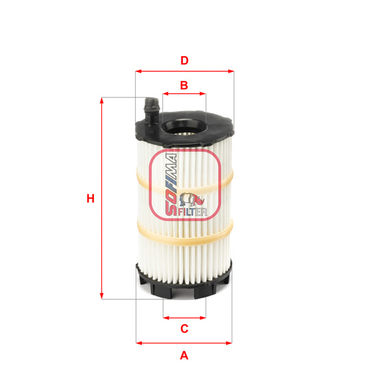 S 5143 PE - Oil filter 