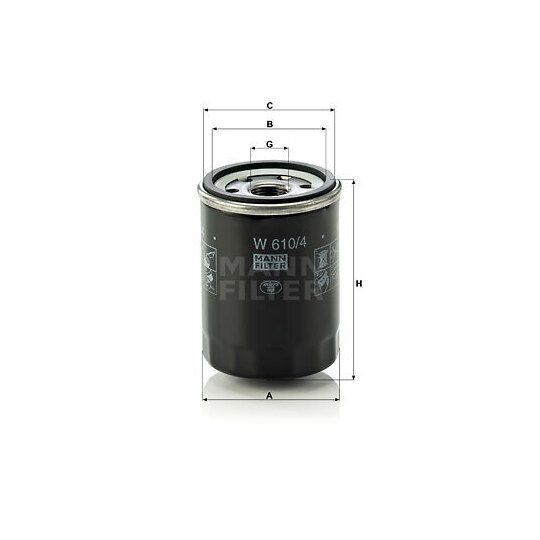 W 610/4 - Oil filter 
