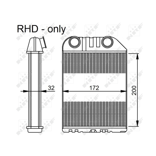 54286 - Heat Exchanger, interior heating 