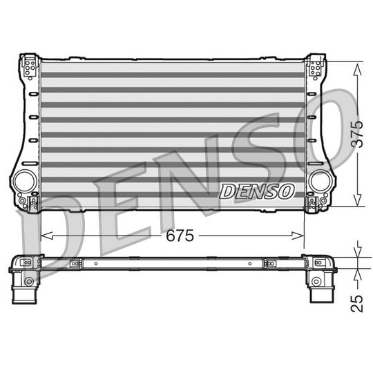 DIT50006 - Intercooler, charger 