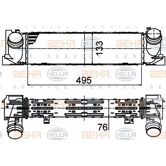 8ML 376 791-751 - Laddluftkylare 