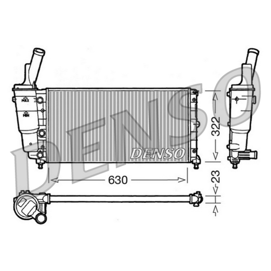 DRM09097 - Kylare, motorkylning 