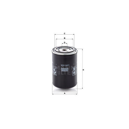WDK 940/1 - Fuel filter 