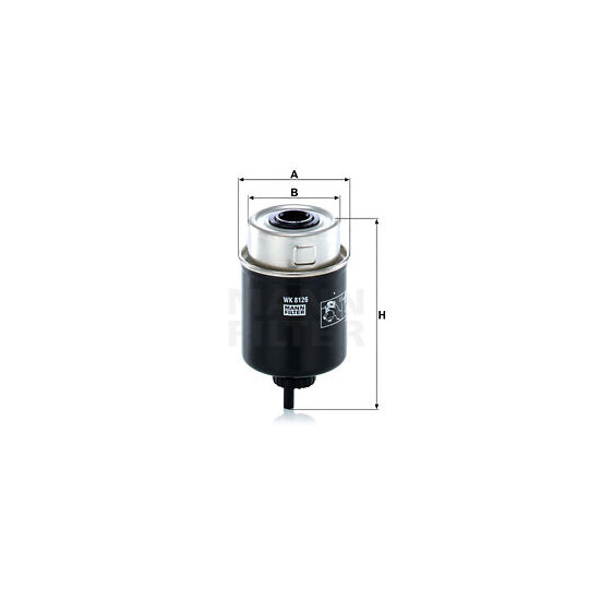 WK 8126 - Fuel filter 