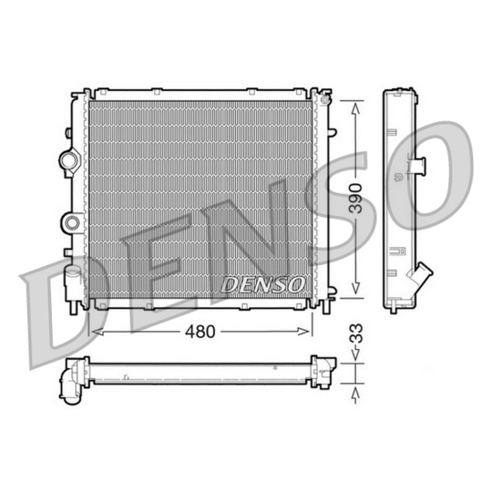 DRM23011 - Radiator, engine cooling 