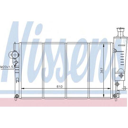 63514 - Radiator, engine cooling 