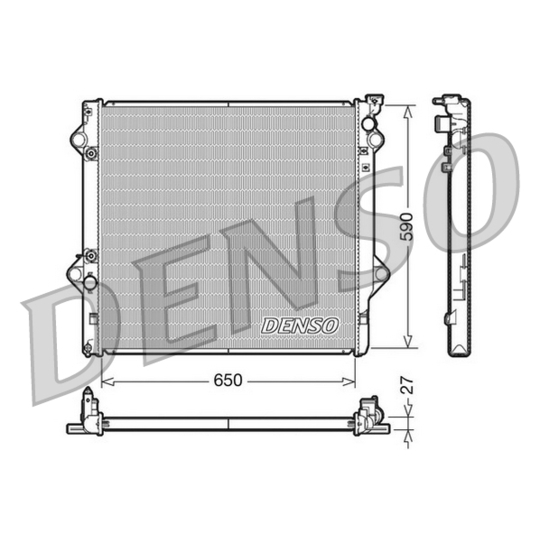 DRM50047 - Radiator, engine cooling 