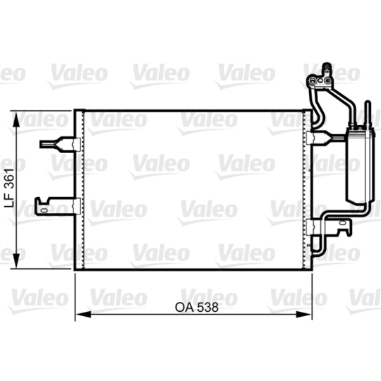 817798 - Condenser, air conditioning 