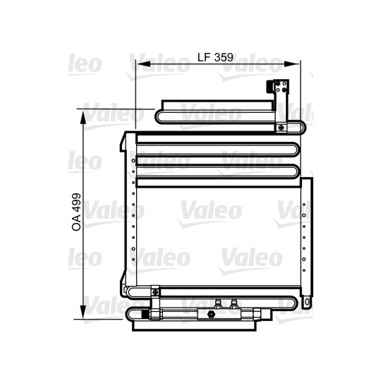 814288 - Condenser, air conditioning 