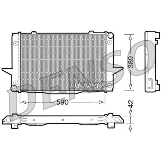 DRM33043 - Radiator, engine cooling 