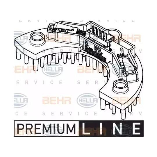 5HL 351 321-561 - Regulator, passenger compartment fan 