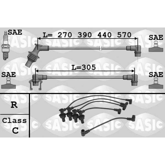 9284010 - Ignition Cable Kit 