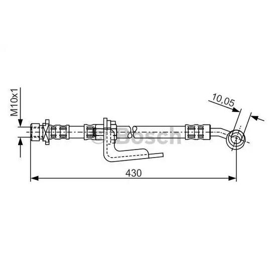 1 987 476 848 - Brake Hose 