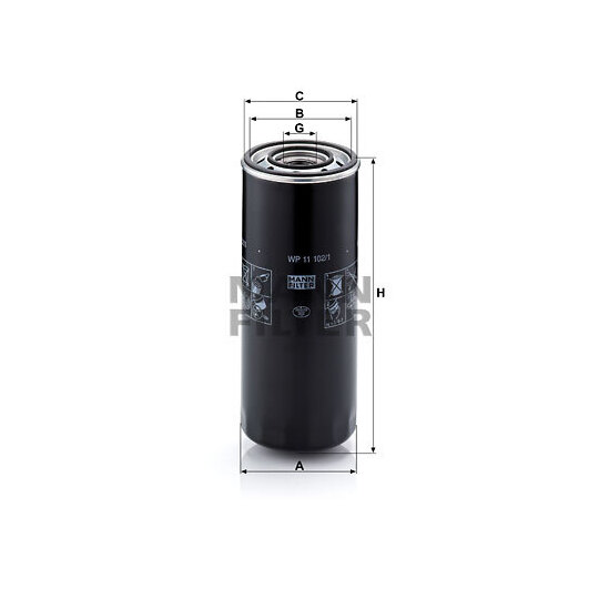 WP 11 102/1-2 - Oil filter 