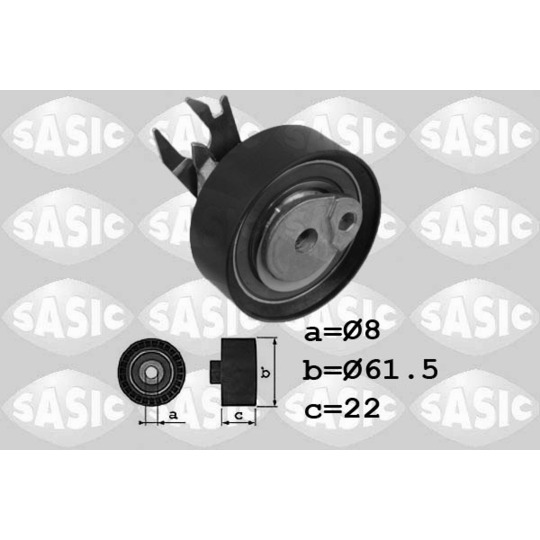 1706043 - Tensioner Pulley, timing belt 