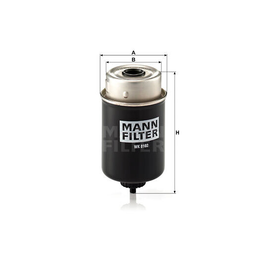 WK 8102 - Fuel filter 