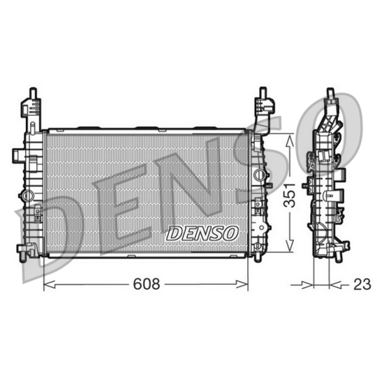 DRM20093 - Radiator, engine cooling 