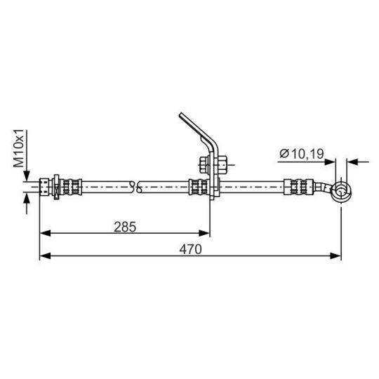 1 987 481 328 - Brake Hose 