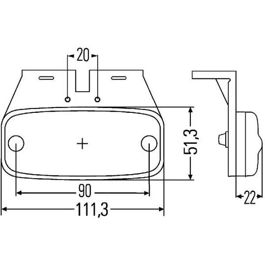 2PS 963 639-077 - Side Marker Light 