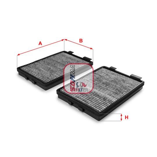 S 4108 CA - Filter, interior air 