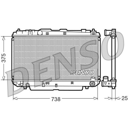 DRM50021 - Kylare, motorkylning 