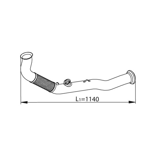 82224 - Exhaust pipe 