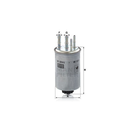 WK 829/5 - Fuel filter 