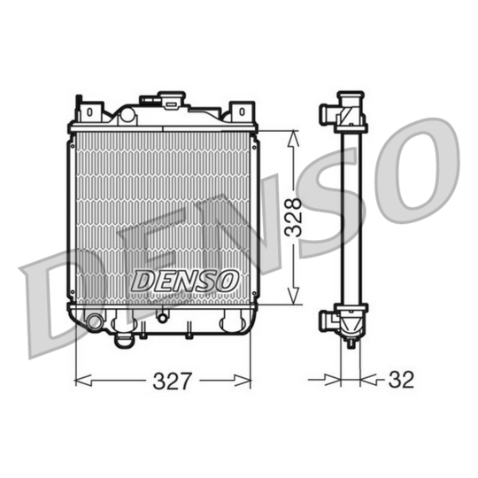 DRM47006 - Radiator, engine cooling 