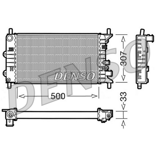 DRM10024 - Radiator, engine cooling 