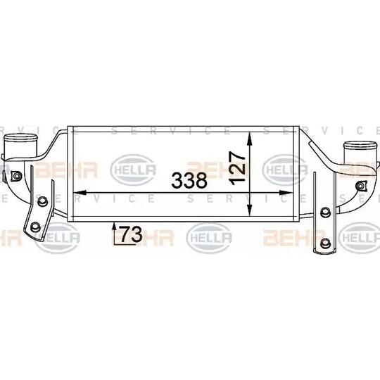 8ML 376 746-621 - Intercooler, charger 